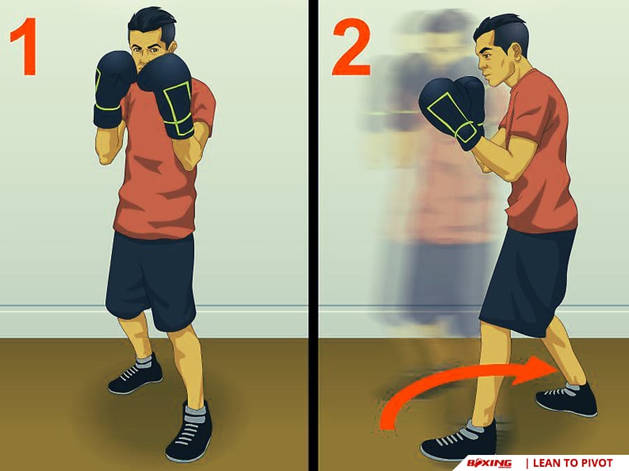 Boxing Footwork Lean to Pivot